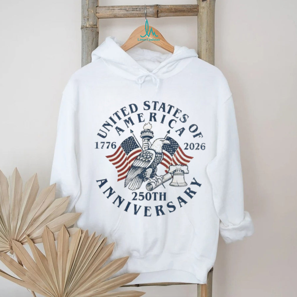 America 250th Anniversary Eagle Liberty Bell Patriotic T Shirt