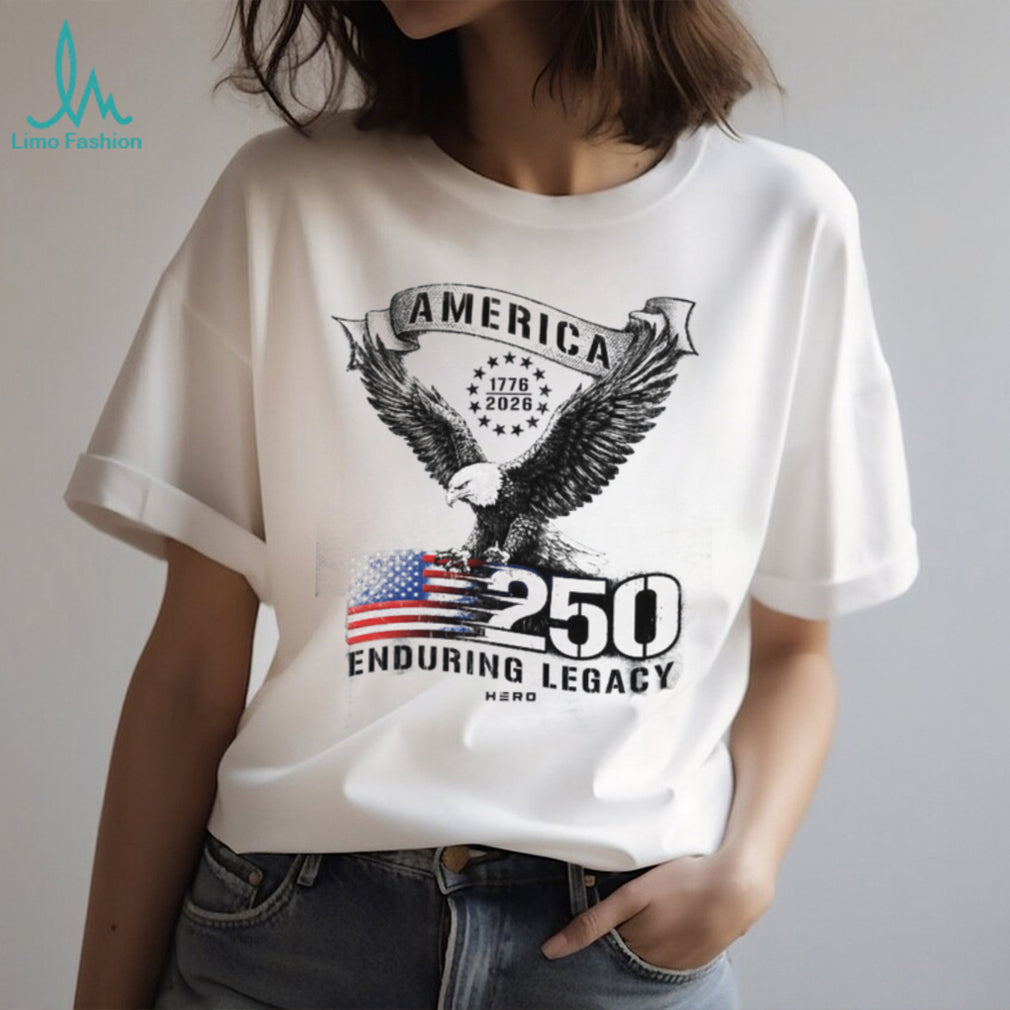 America 250th Anniversary Semiquincentennial Eagle T Shirt Enduring Legacy