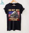 America 250th Big Boy 4014 Train US Flag Shirt