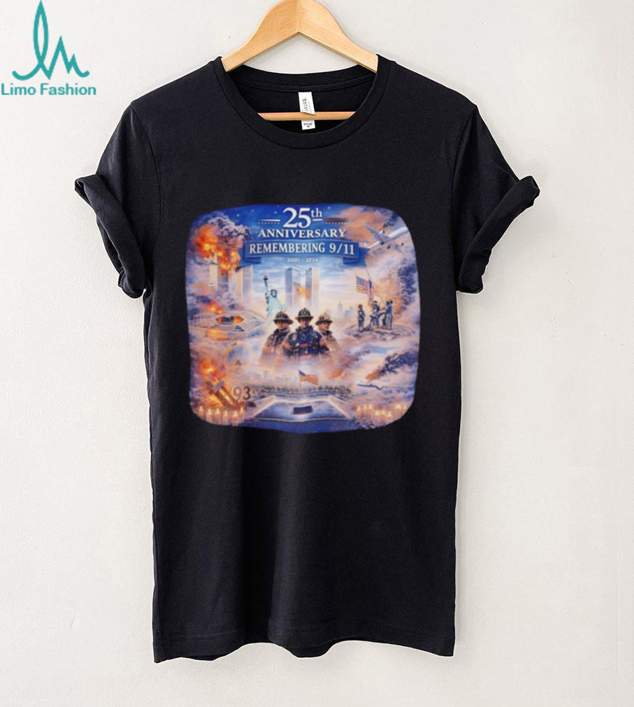 America 25th Anniversary 9 11 Memorial Never Forget Patriotic Tribute vintage shirt