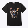 America Raccoon Hot Dog 4th Of July T Shirt