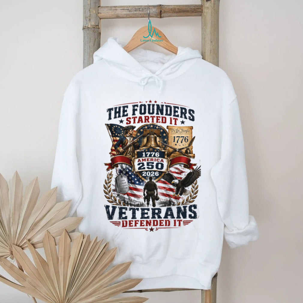 American 250 Years 1776 Veteran Freedom Patriotic Men’s Shirt