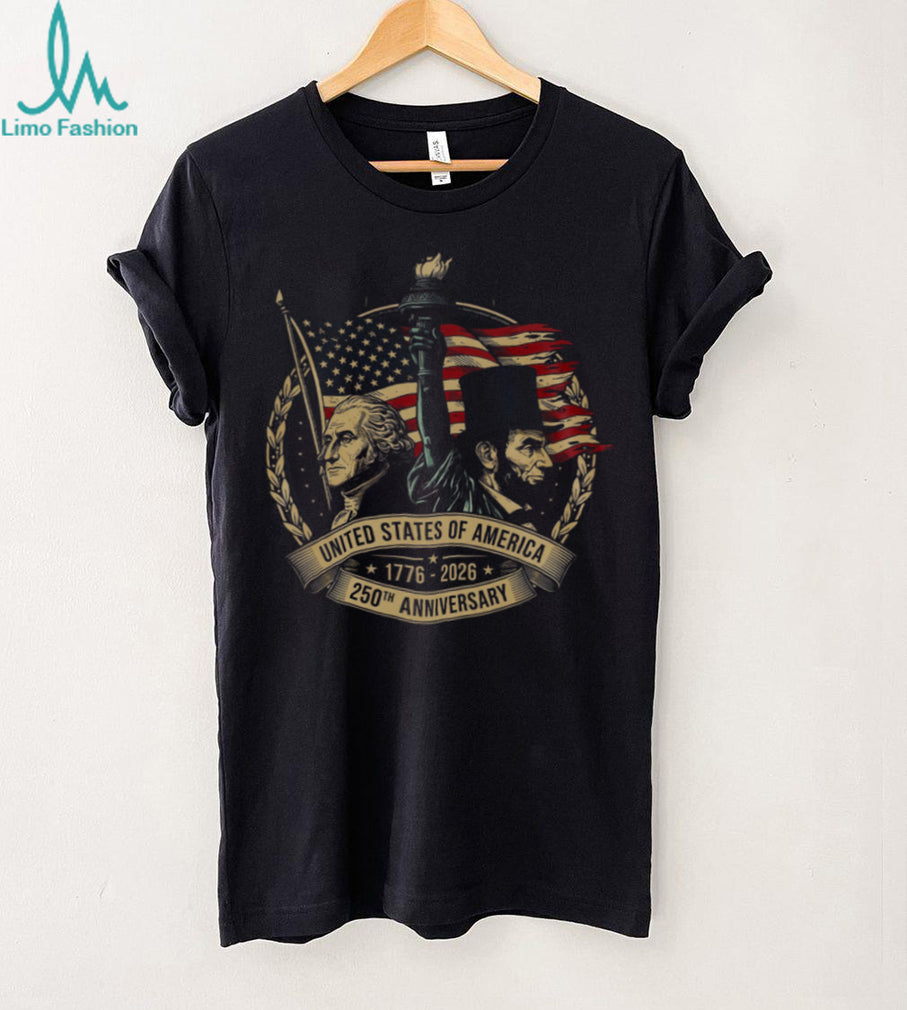 American Semiquincentennial Washington and Lincoln Heritage Tee