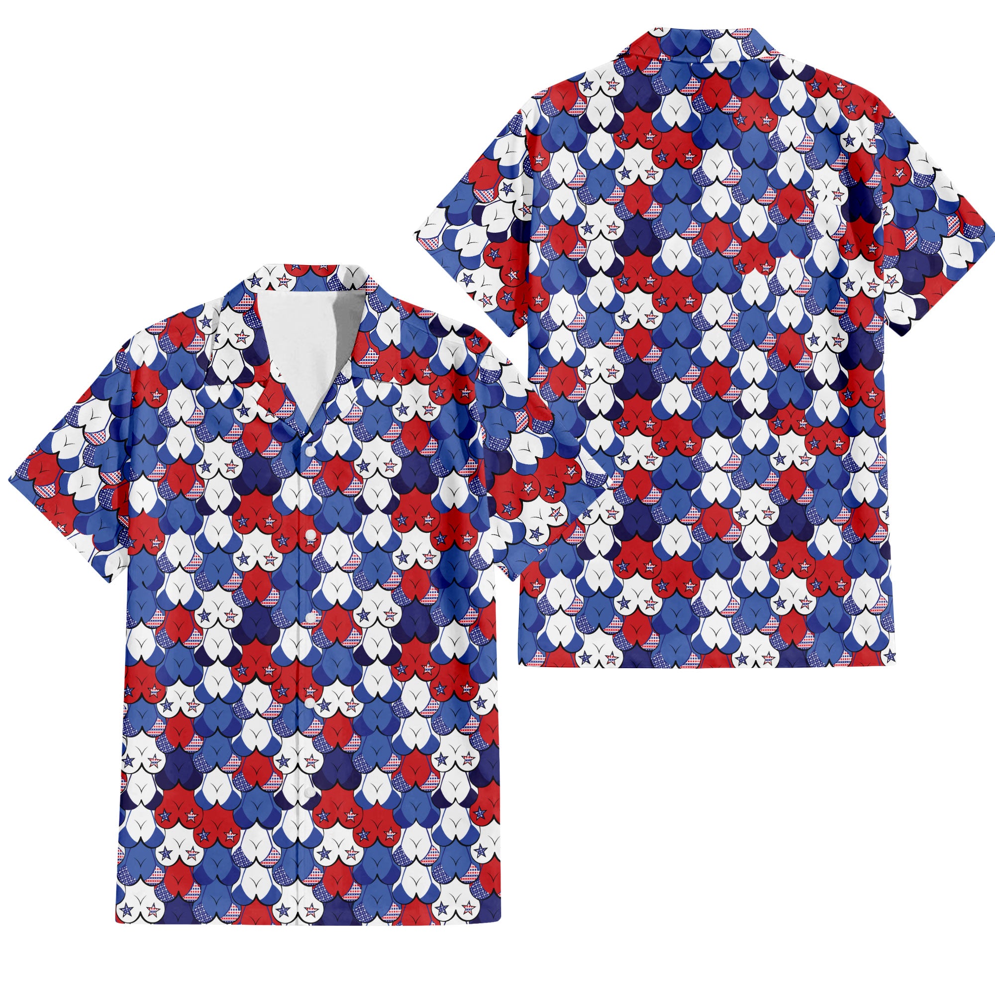 American Tatas 4th of July Hawaiian Shirt