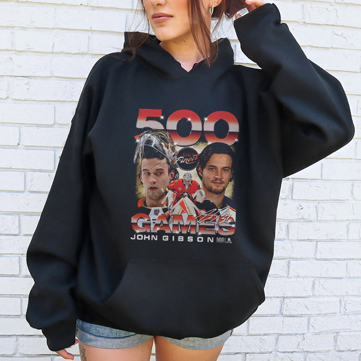 Anaheim Ducks John Gibson 500 Games Shirt