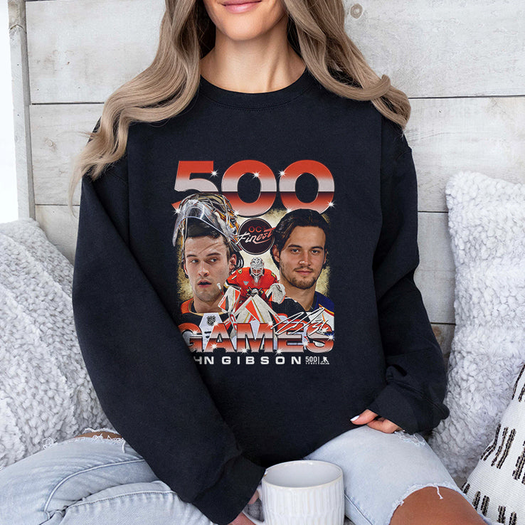 Anaheim Ducks John Gibson 500 Games Shirt