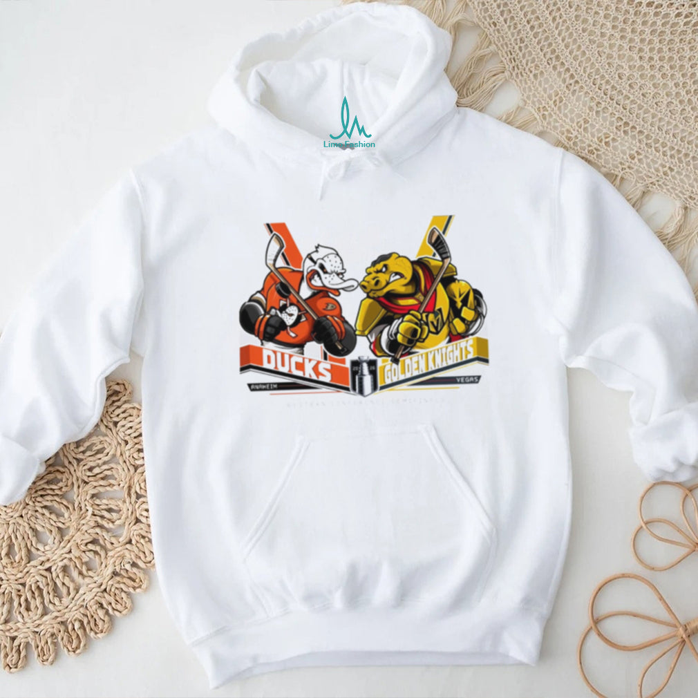Anaheim Ducks vs Vegas Golden Knights Western Conference Semifinals 2026 Hockey Retro Fans T Shirt