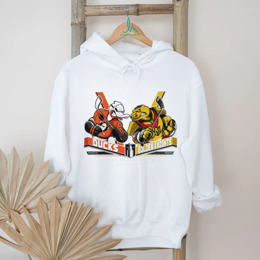 Anaheim Ducks vs Vegas Golden Knights Western Conference Semifinals 2026 Hockey Retro Fans T Shirt