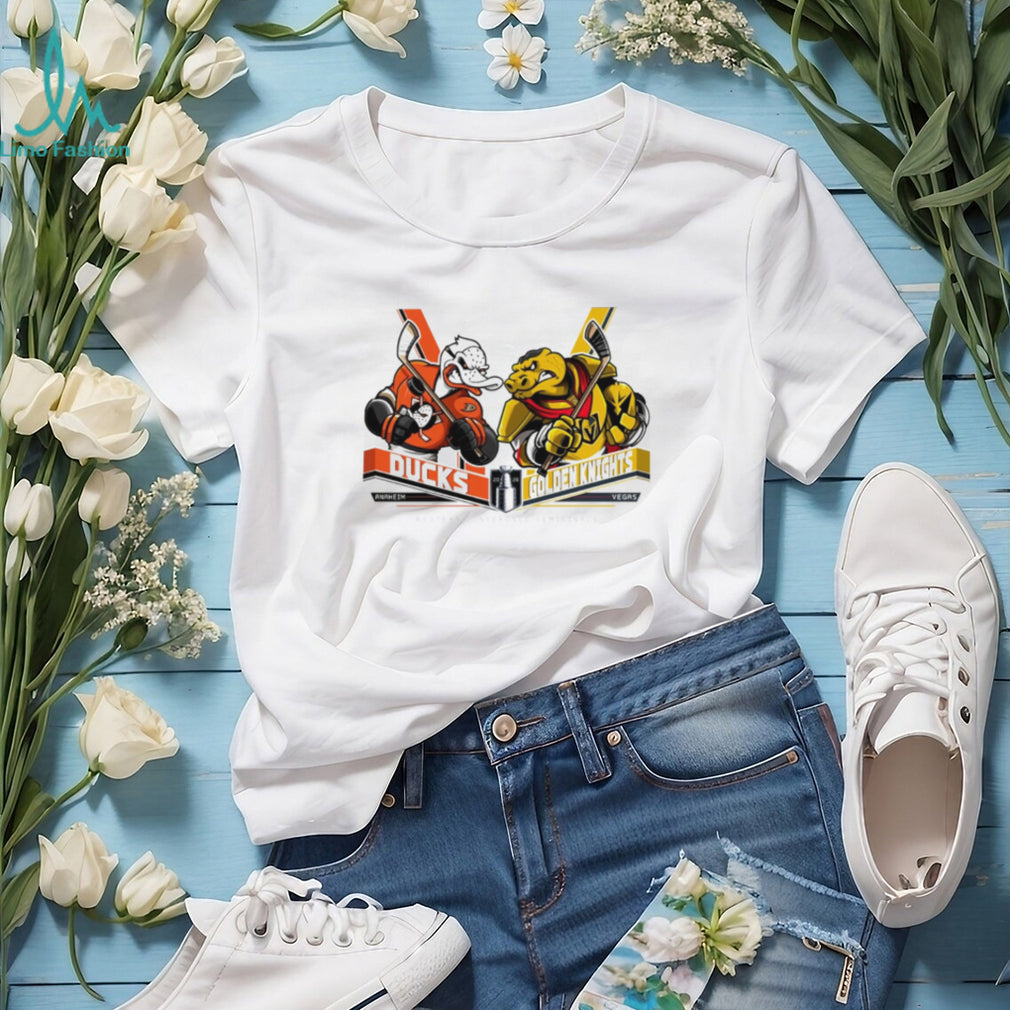 Anaheim Ducks vs Vegas Golden Knights Western Conference Semifinals 2026 Hockey Retro Fans T Shirt