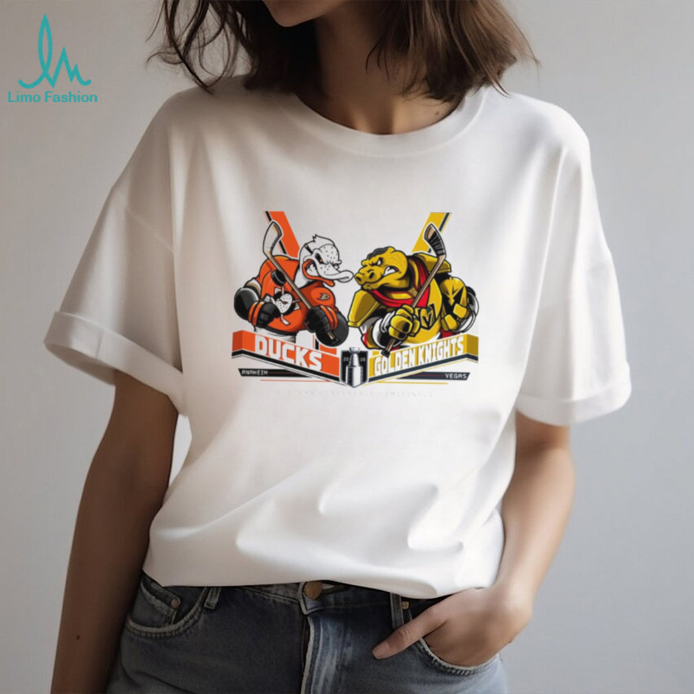 Anaheim Ducks vs Vegas Golden Knights Western Conference Semifinals 2026 Hockey Retro Fans T Shirt