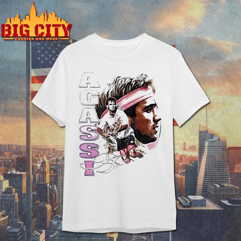Andre Agassi Vintage 90s Tennis Champion Aesthetics Shirt