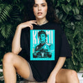 Andrea Kimi Antonelli Mercedes F1 Teal Graphic Art Black T Shirt