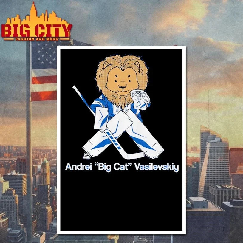 Andrei Vasilevskiy Big Cat Guy t-shirt