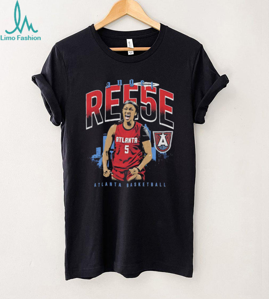 Angel Reese Atlanta Basketball Sky High Power Graphic T Shirt