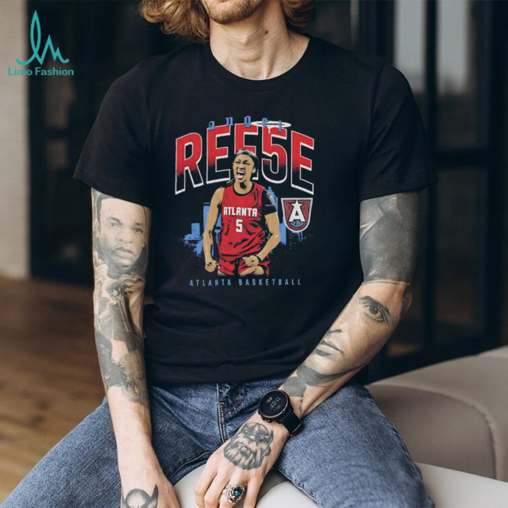 Angel Reese Atlanta Basketball Sky High Power Graphic T Shirt