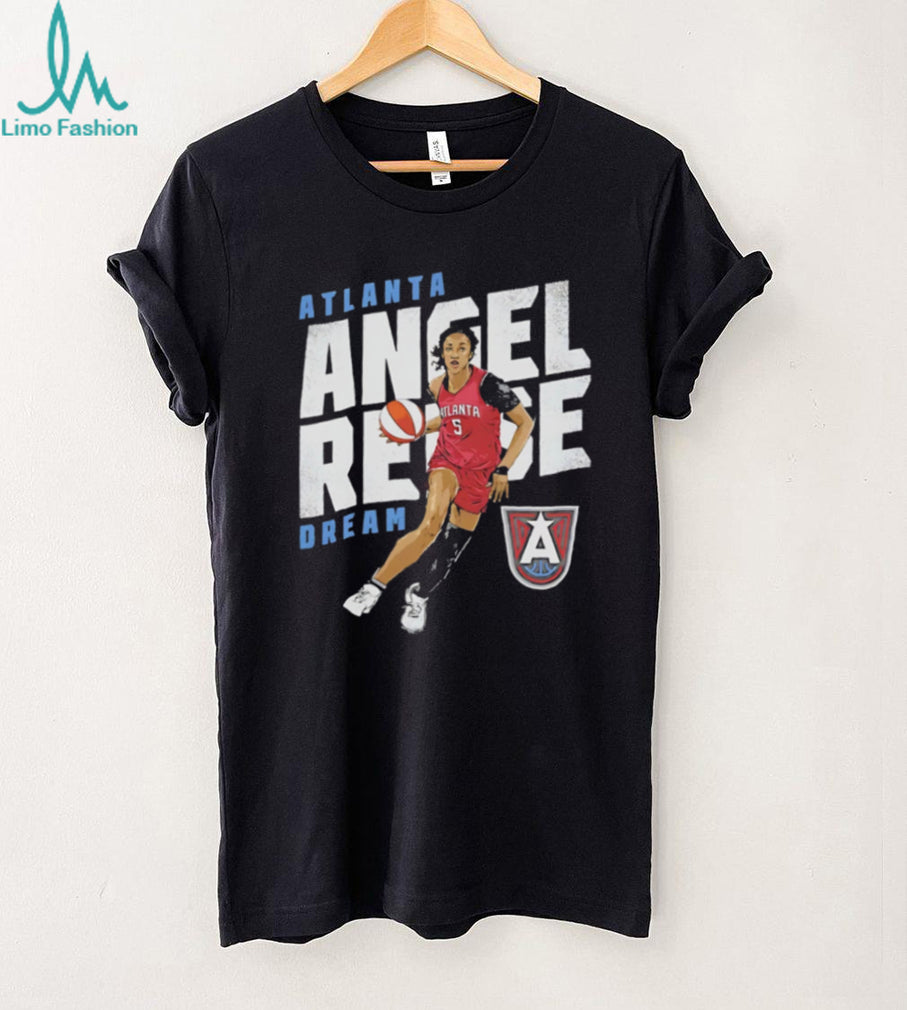 Angel Reese Atlanta Dream Dribble Action Sports Graphic T Shirt