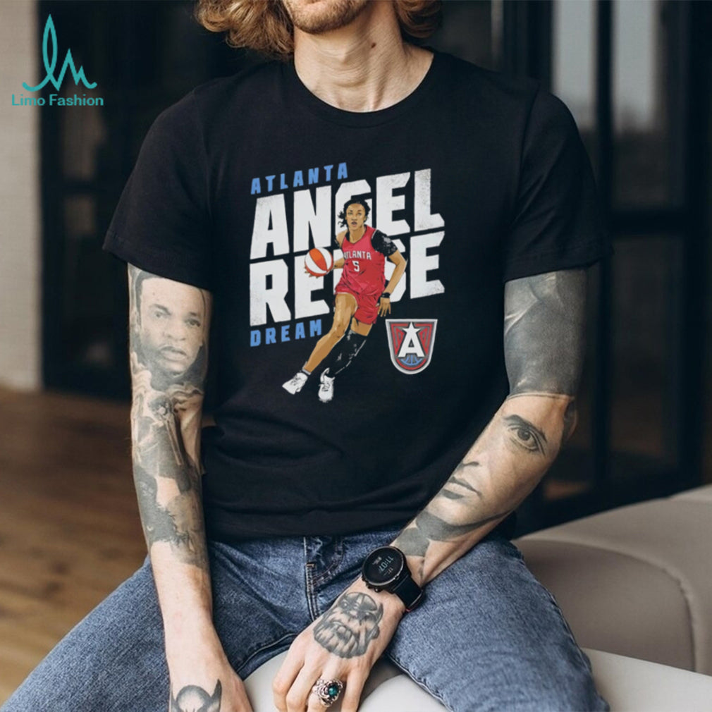 Angel Reese Atlanta Dream Dribble Action Sports Graphic T Shirt