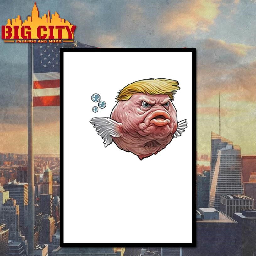 Angry Fish Political Satire Trump Shirt