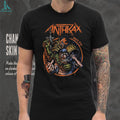 Anthrax Judge Dredd Drokk It Not Man Crossover Black T Shirt