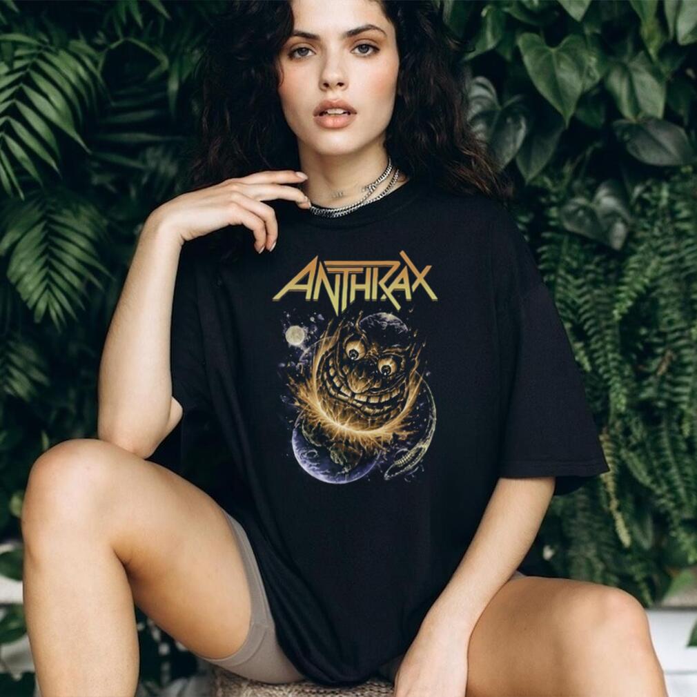 Anthrax Not Man Meteor Earth Explosion Thrash Metal T Shirt