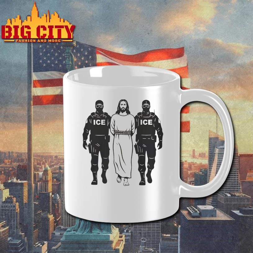 Anti-ICE Jesus Arrested Shirt