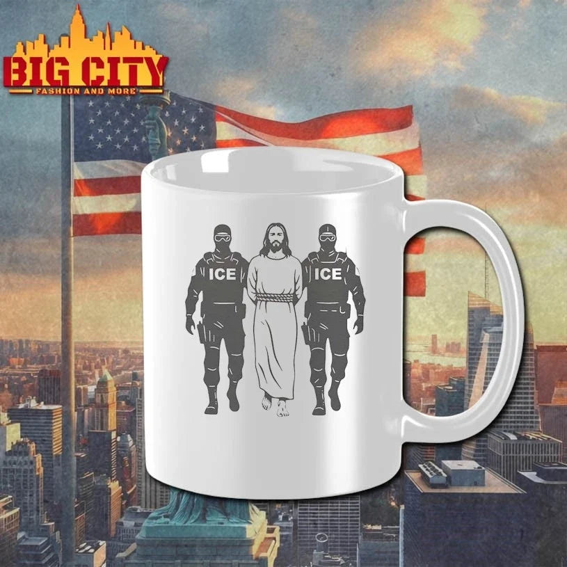 Anti-ICE Jesus Arrested t-shirt