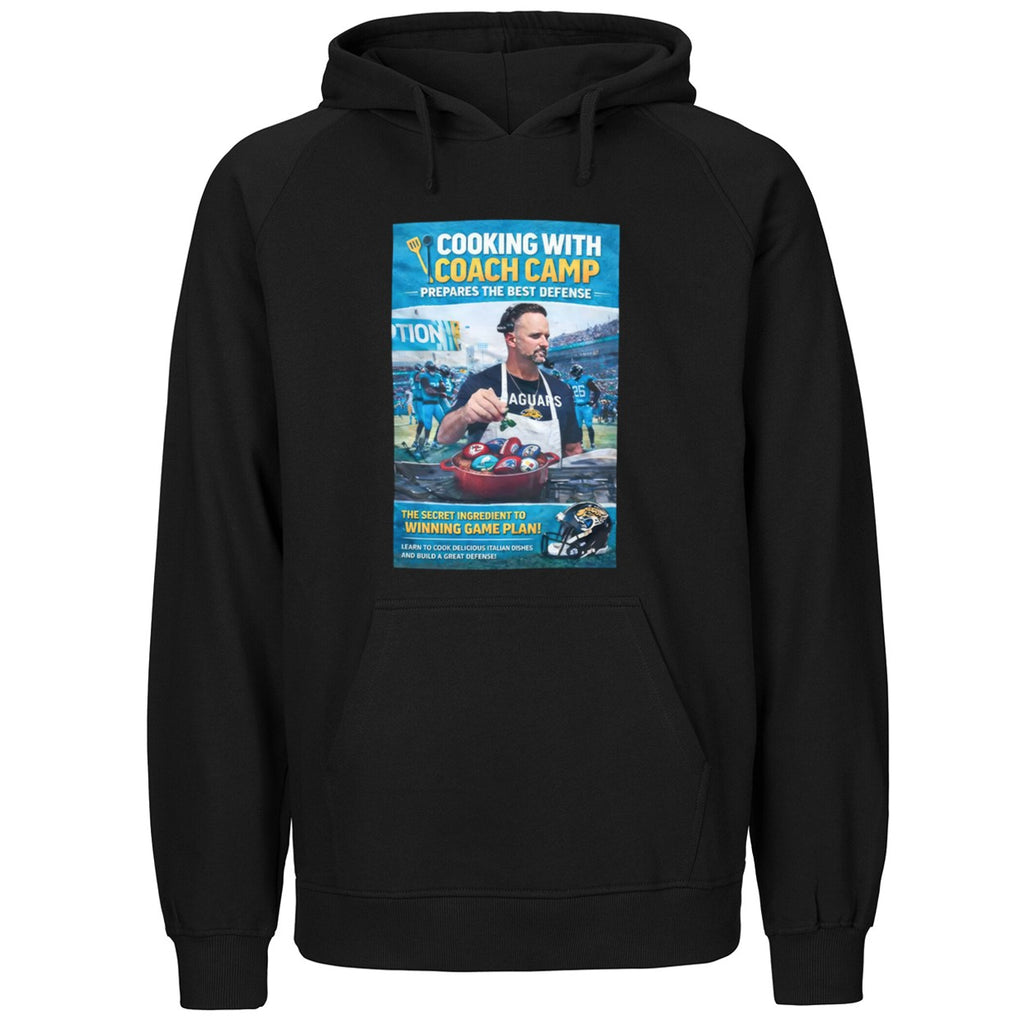 Antonio Johnson With Cooking With Coach Camp Shirt