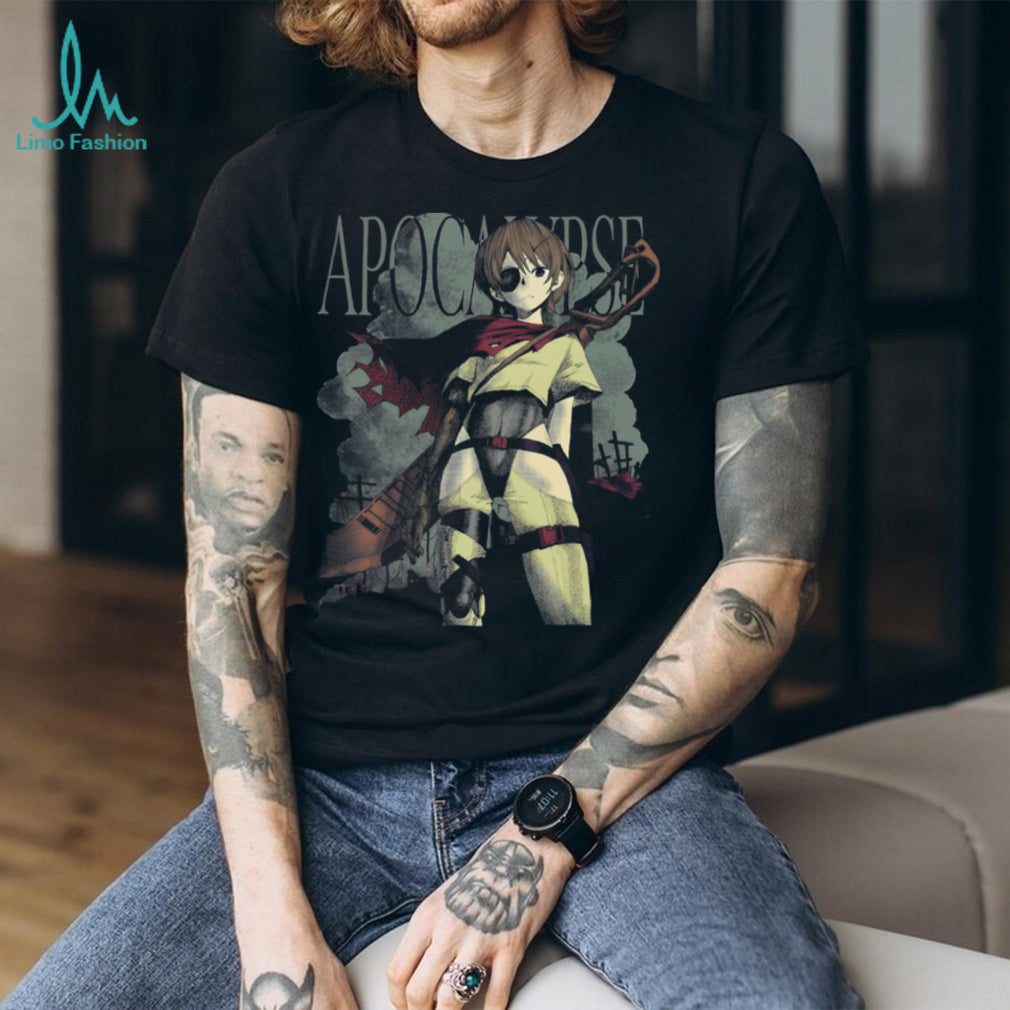 Apocalypse Anime Girl Aesthetic T Shirt Post Apocalyptic Manga Art