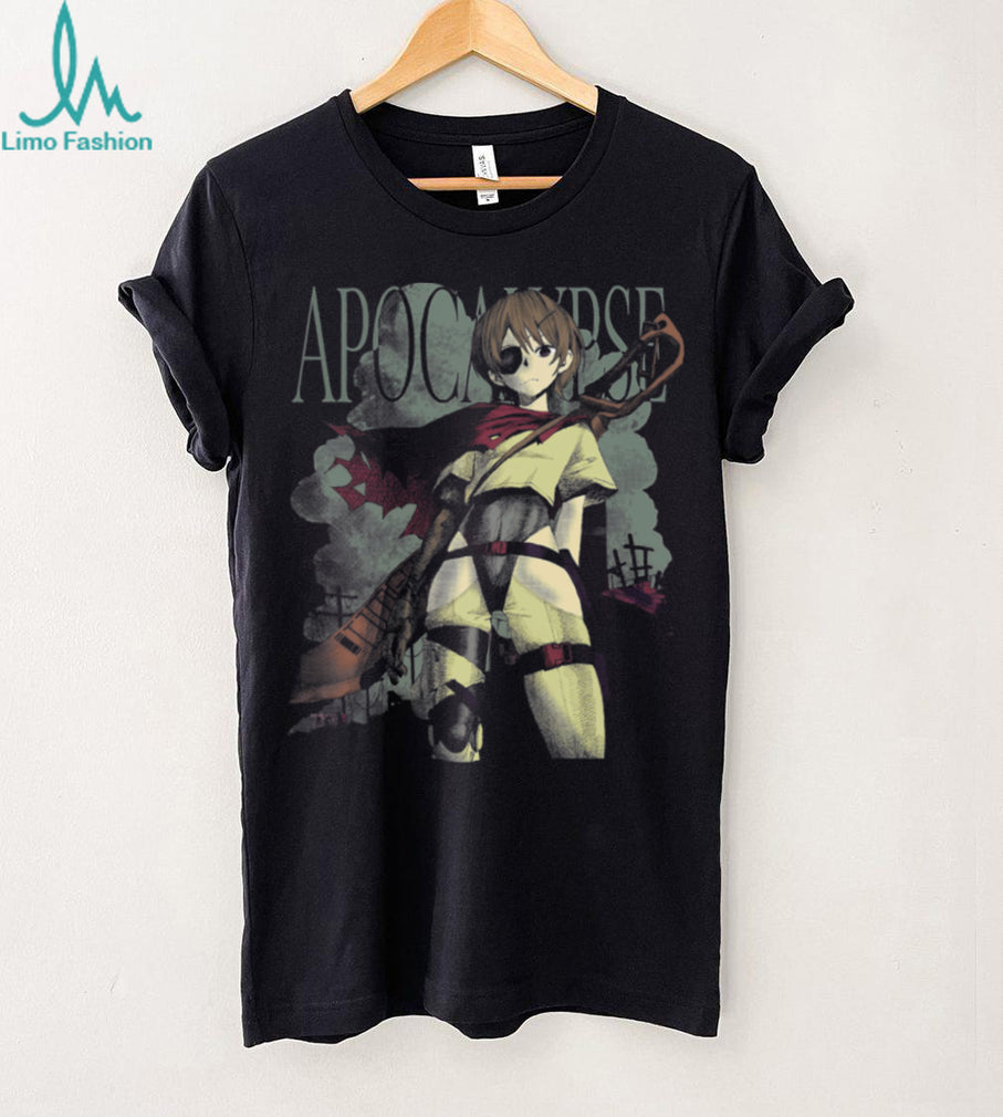 Apocalypse Anime Girl Aesthetic T Shirt Post Apocalyptic Manga Art