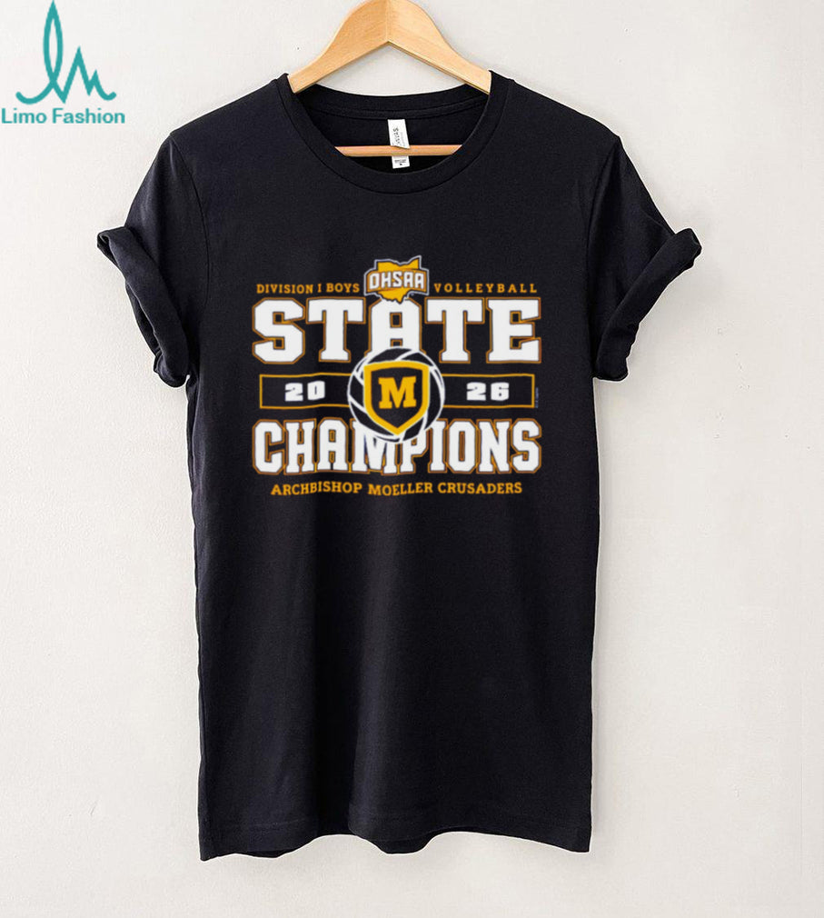 Archbishop Moeller Crusaders 2026 OHSAA Boys Volleyball D1 State Champions shirt
