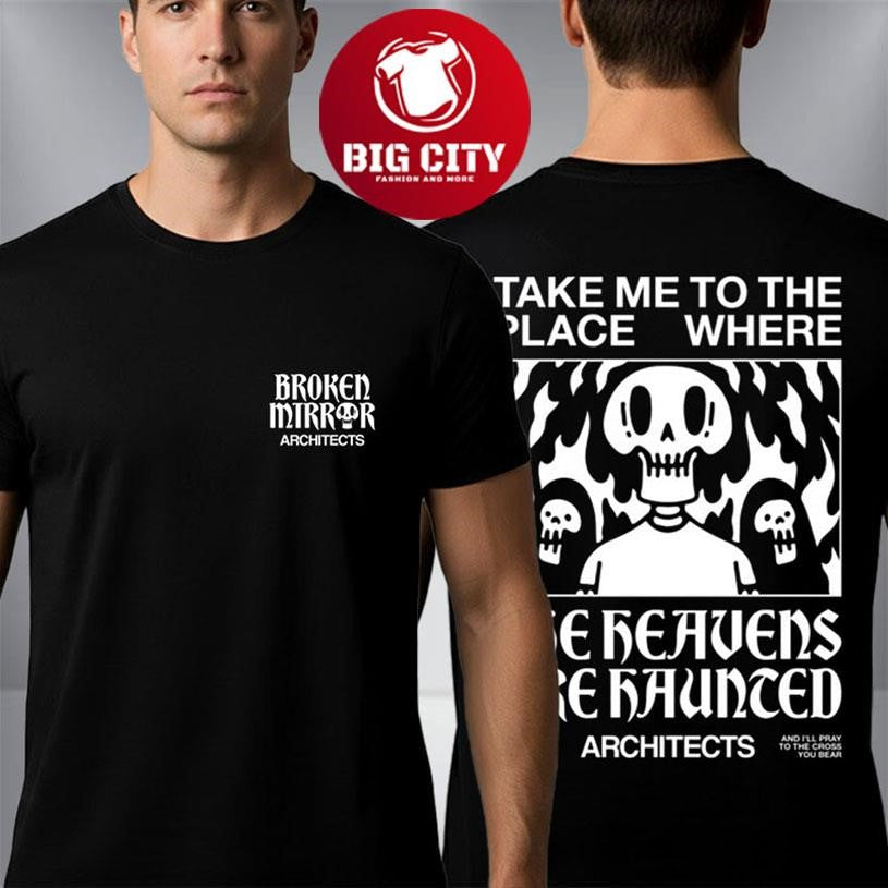 Architects Broken Mirror Tour 2026 Broken Mirror Heavens Two Sided Shirt
