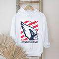 Arizona Cardinals American 250th Flag Heritage Wordmark shirt