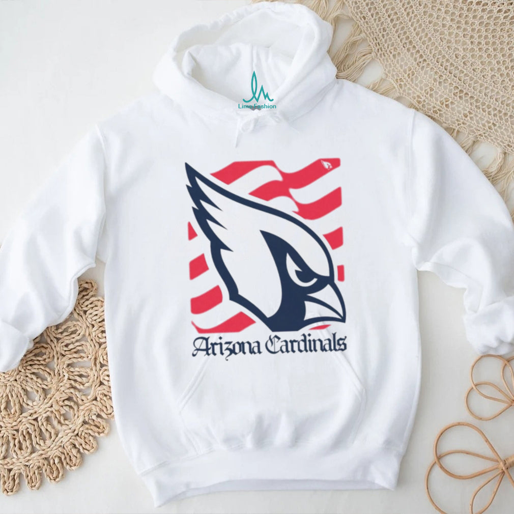 Arizona Cardinals American 250th Flag Heritage Wordmark shirt