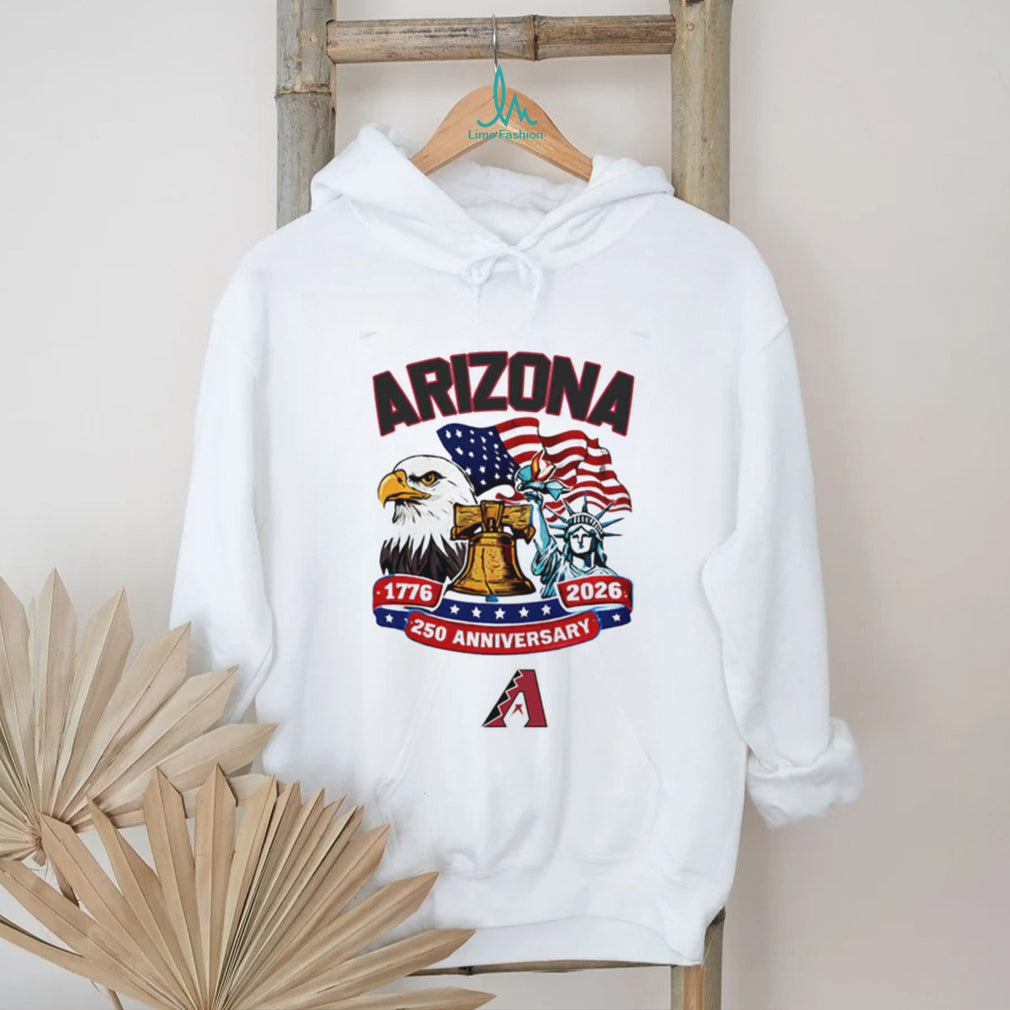 Arizona D Backs 250th Anniversary USA Flag Baseball Jersey T Shirt Custom Name