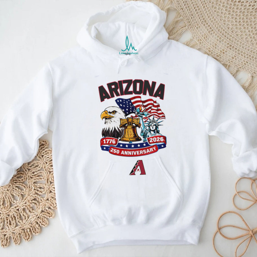 Arizona D Backs 250th Anniversary USA Flag Baseball Jersey T Shirt Custom Name