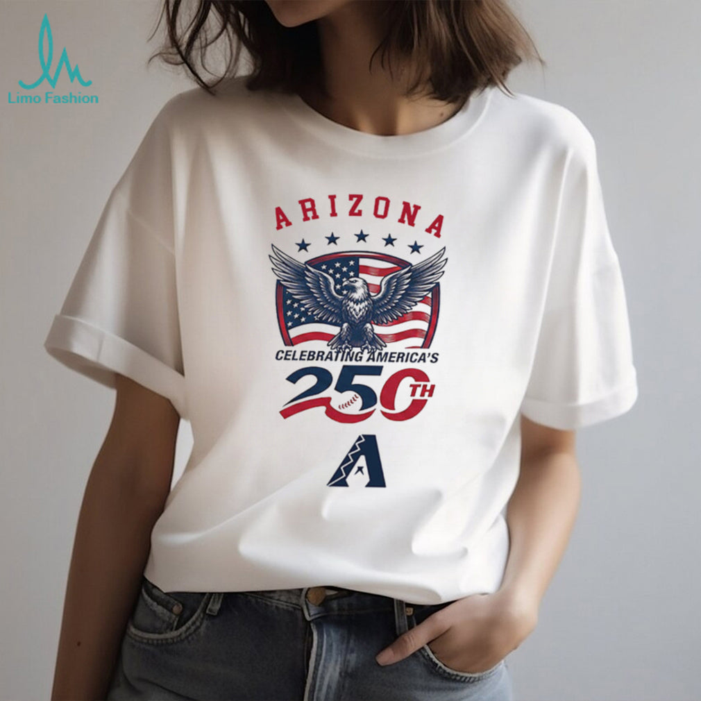 Arizona D Backs Celebrating America’s 250th Baseball Jersey T Shirt Custom Name