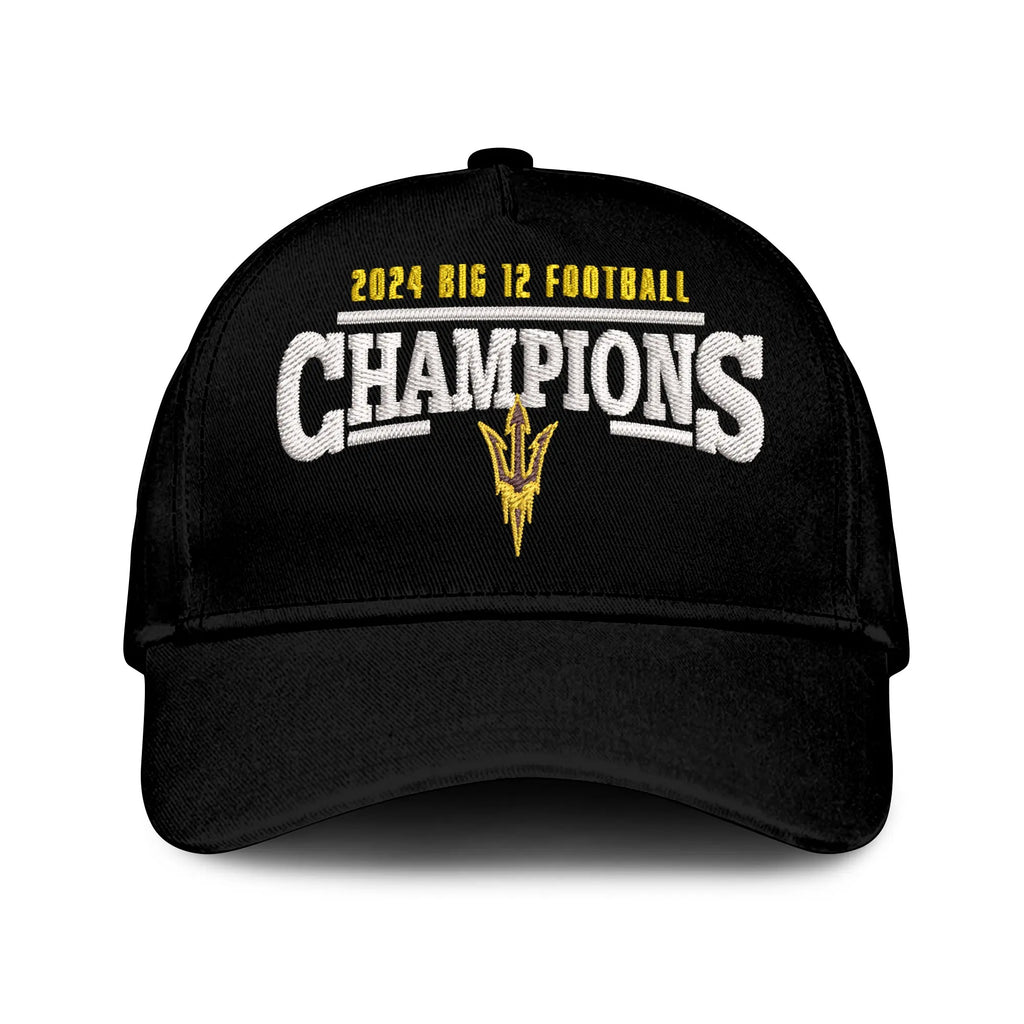 Arizona State Sun Devils 2024 Big 12 Football Champions Hat