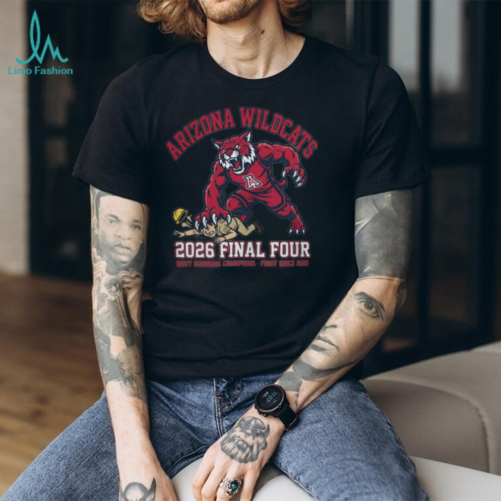 Arizona Wildcats 2026 Final Four West Regional Champions T Shirt