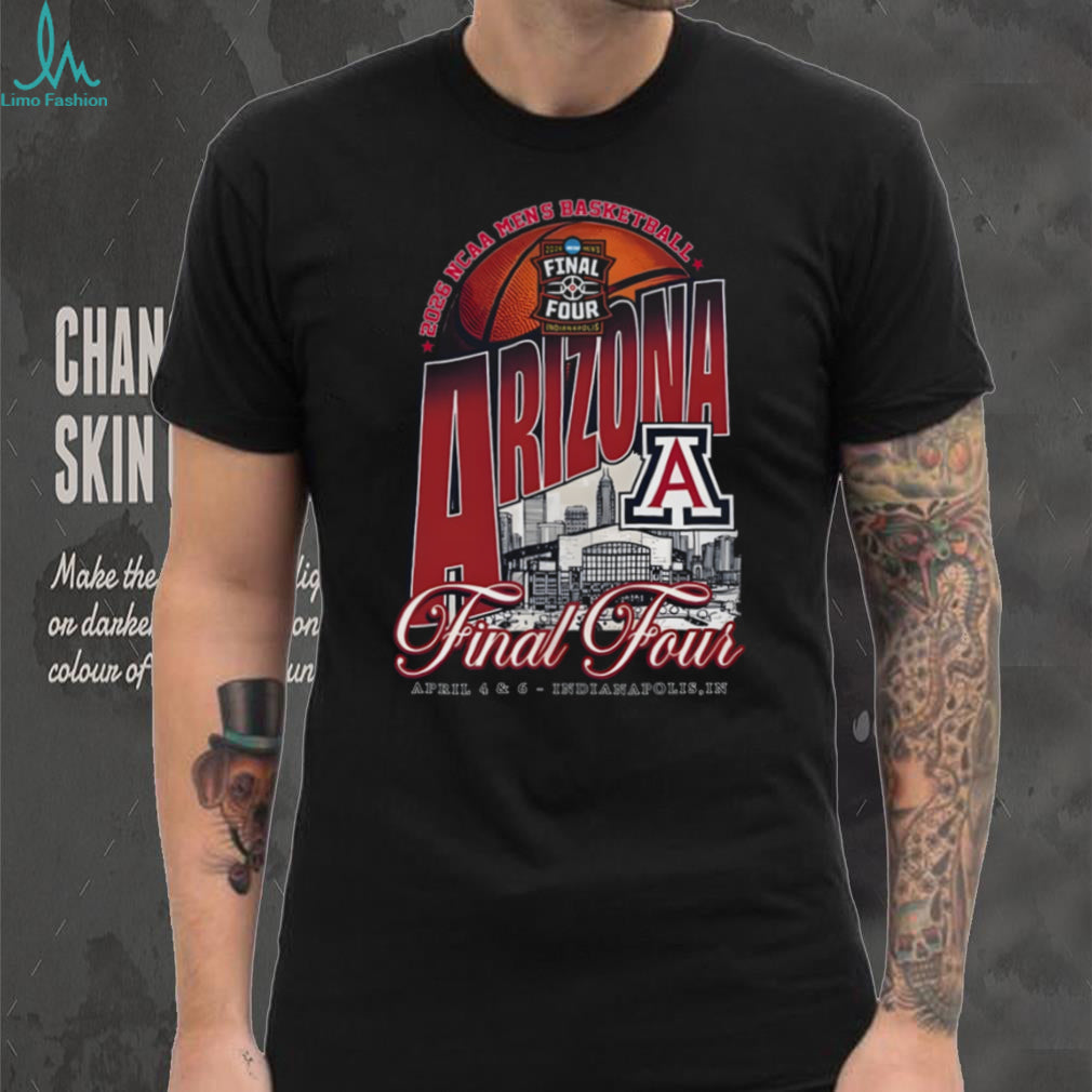 Arizona Wildcats 2026 NCAA Men’s Basketball Final Four Indianapolis T Shirt