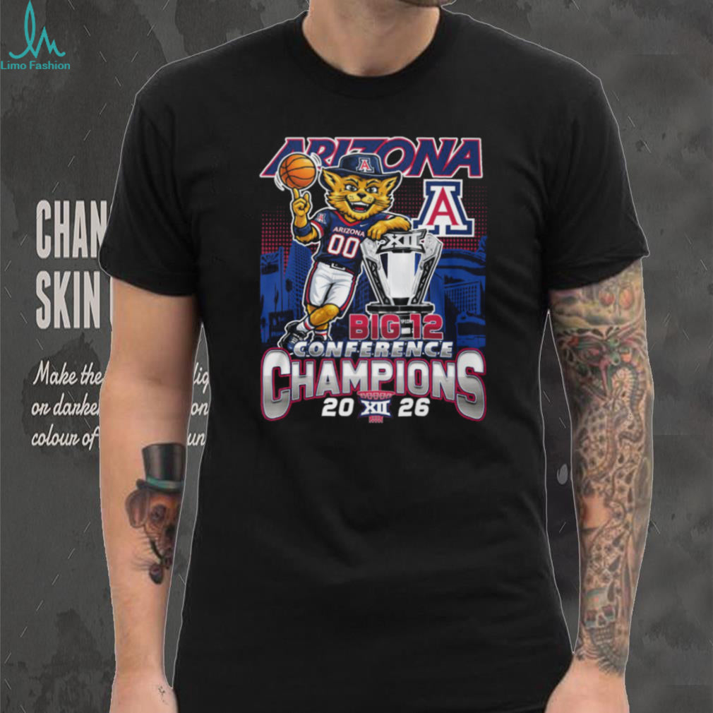 Arizona Wildcats Big 12 Conference Champions 2026 Basketball T shirt