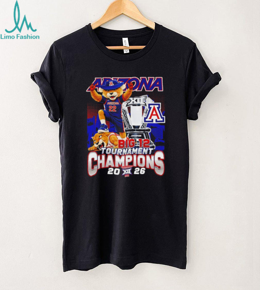 Arizona Wildcats Big 12 Tournament Champions 2026 T Shirt