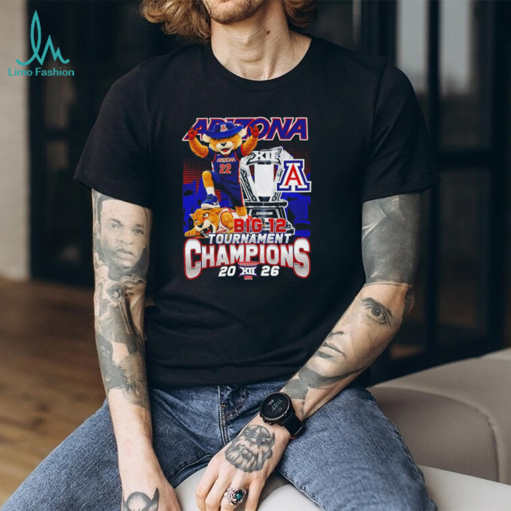 Arizona Wildcats Big 12 Tournament Champions 2026 T Shirt