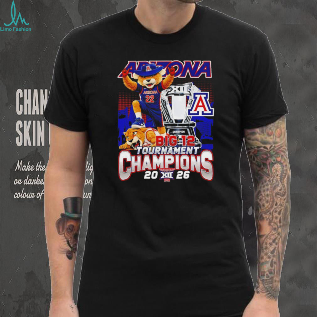 Arizona Wildcats Big 12 Tournament Champions 2026 T Shirt