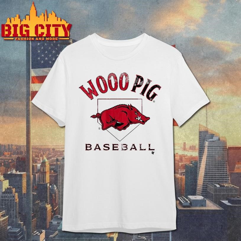 Arkansas Baseball Home Plate Shirt