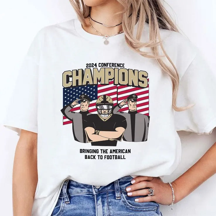 Army Black Knights 2024 Conference Champions Shirt