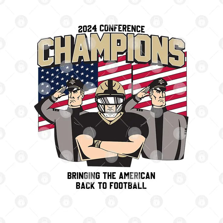 Army Black Knights 2024 Conference Champions Shirt