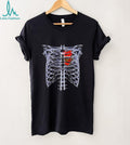 Arsenal logo heart on fire shirt