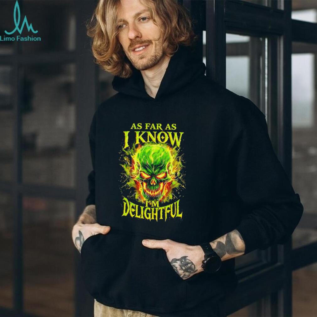 As far as I know I’m delightful skull illustration shirt