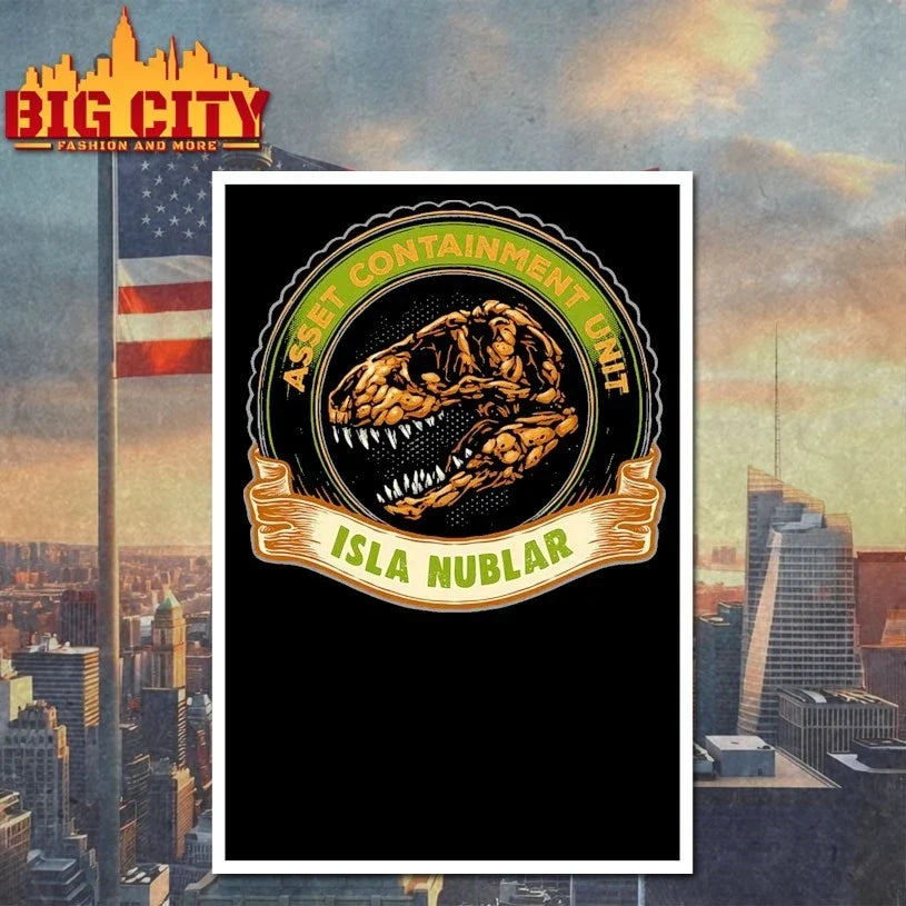 Asset Containment Unit Isla nublar T-Shirt
