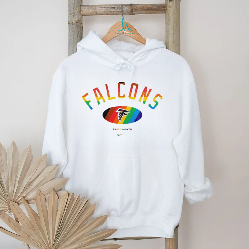Atlanta Falcons Pride Month Rainbow logo shirt